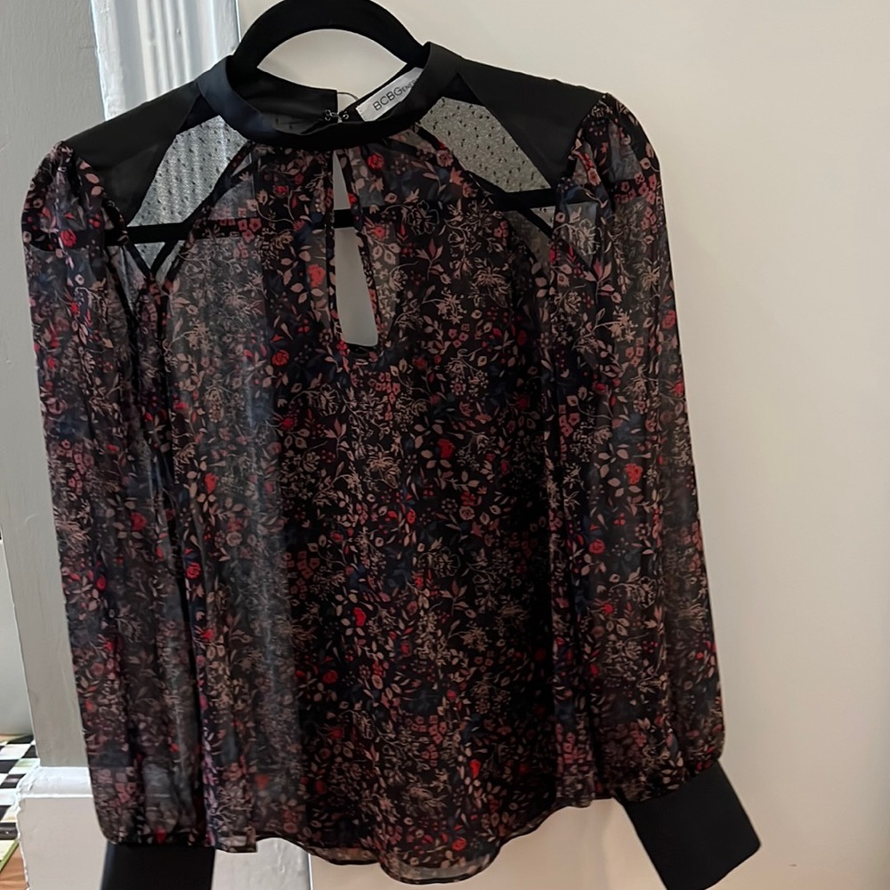 BCBG size XXS Sheer blouse